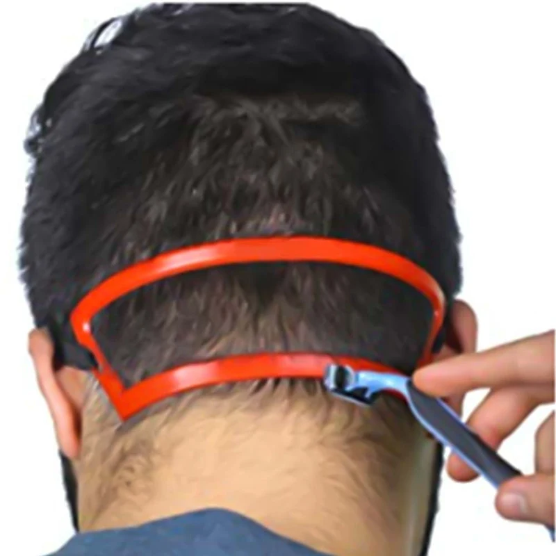 Салонный парикмахерский шаблон для стрижки шеи и выреза самостоятельного