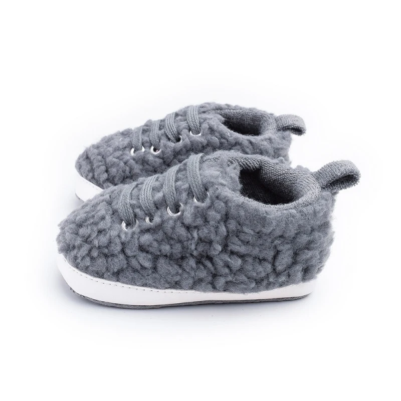 

Baby Girls Boys Shoes Toddler Fur Top First Walkers Baby Shoes Soft Crib Shoes Cute Shoes Winter Non-Slip Baby Warm Shoes