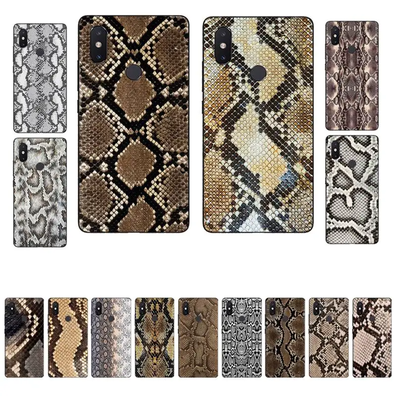 

MaiYaCa Sexy python snakeskin Phone Case for Xiaomi mi 8 9 10 lite pro 9SE 5 6 X max 2 3 mix2s F1