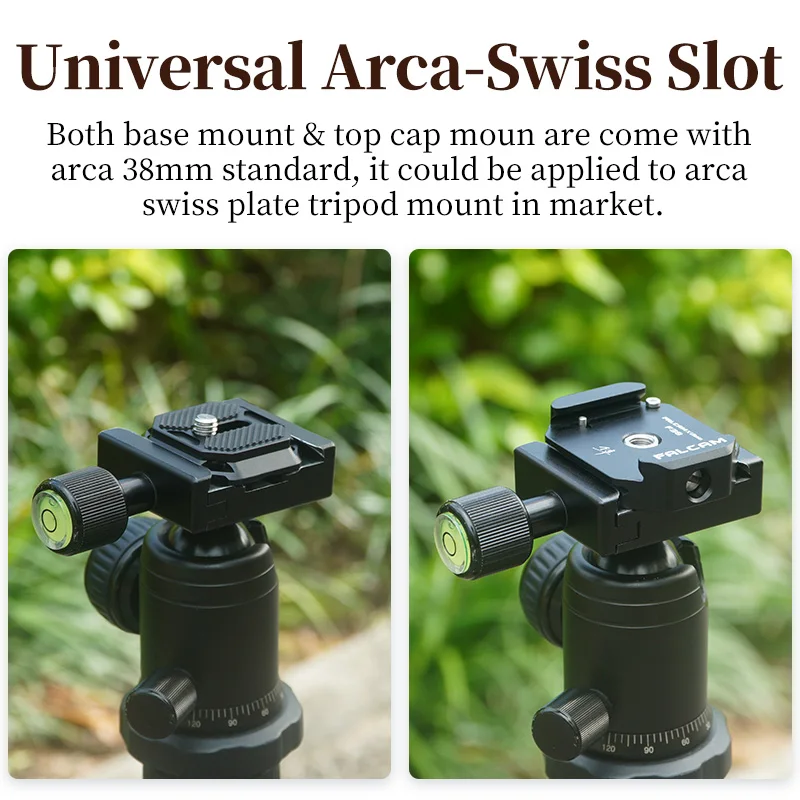 Быстросъемная системная пластина Ulanzi FALCAM F38 для штатива камеры DSLR 1/4 и 3/8 дюйма