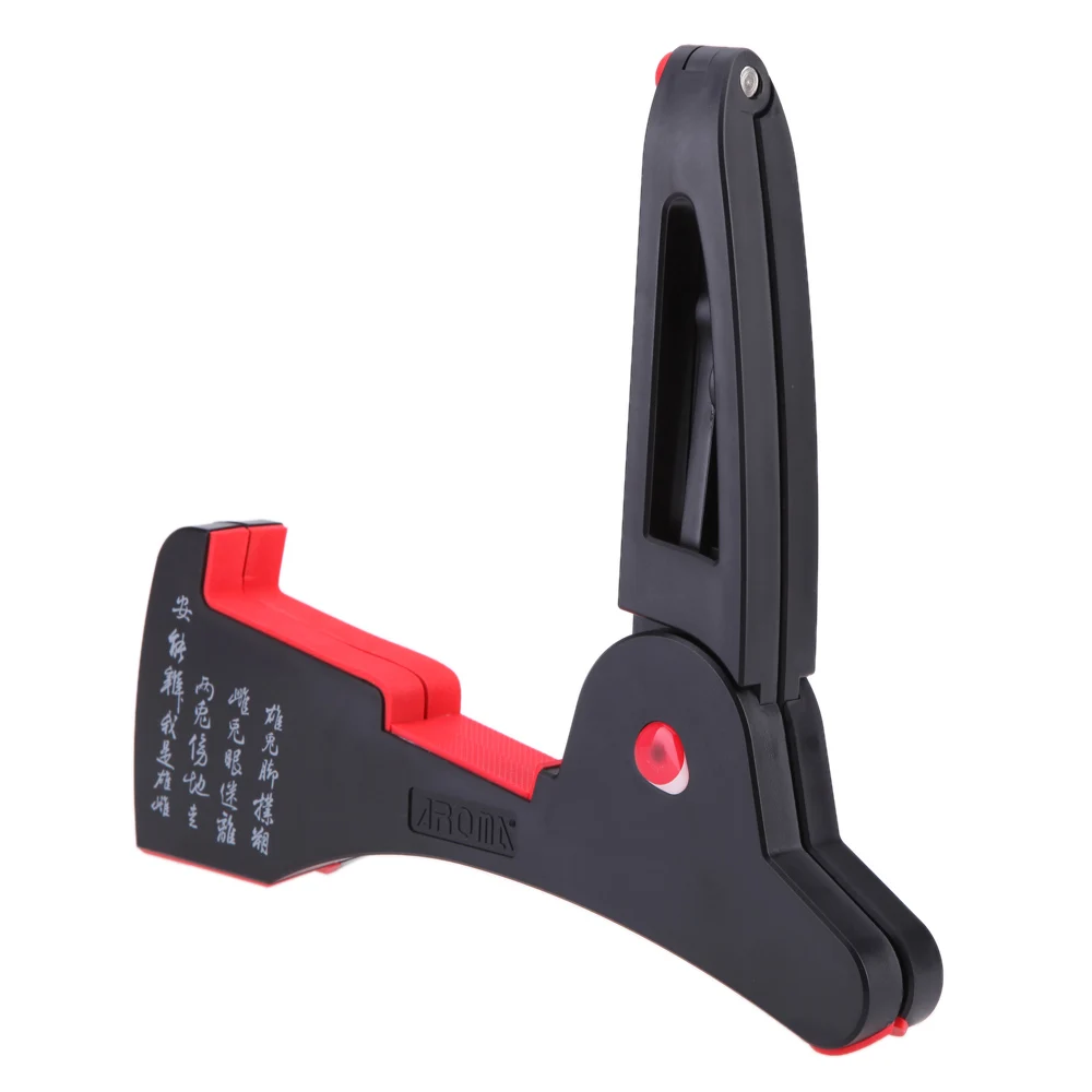 

Aroma Electric Guitar Stand Universal Folding Electric Acoustic Bass Stand A-Frame Musical Rack Holder Guitar Accessories NEW