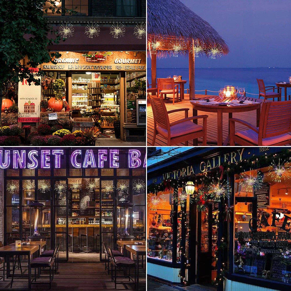 Подвесной фейерверк светодиодный Сказочный светильник для рождественской