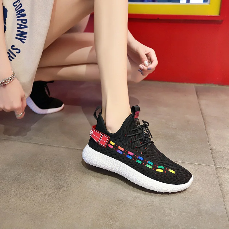 Лидер продаж низкая женская обувь дышащие мужские туфли из сетчатого материала