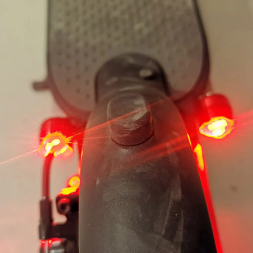 1 пара электрический скутер задний фонарь туман задняя сигнальная лампа для Xiaomi