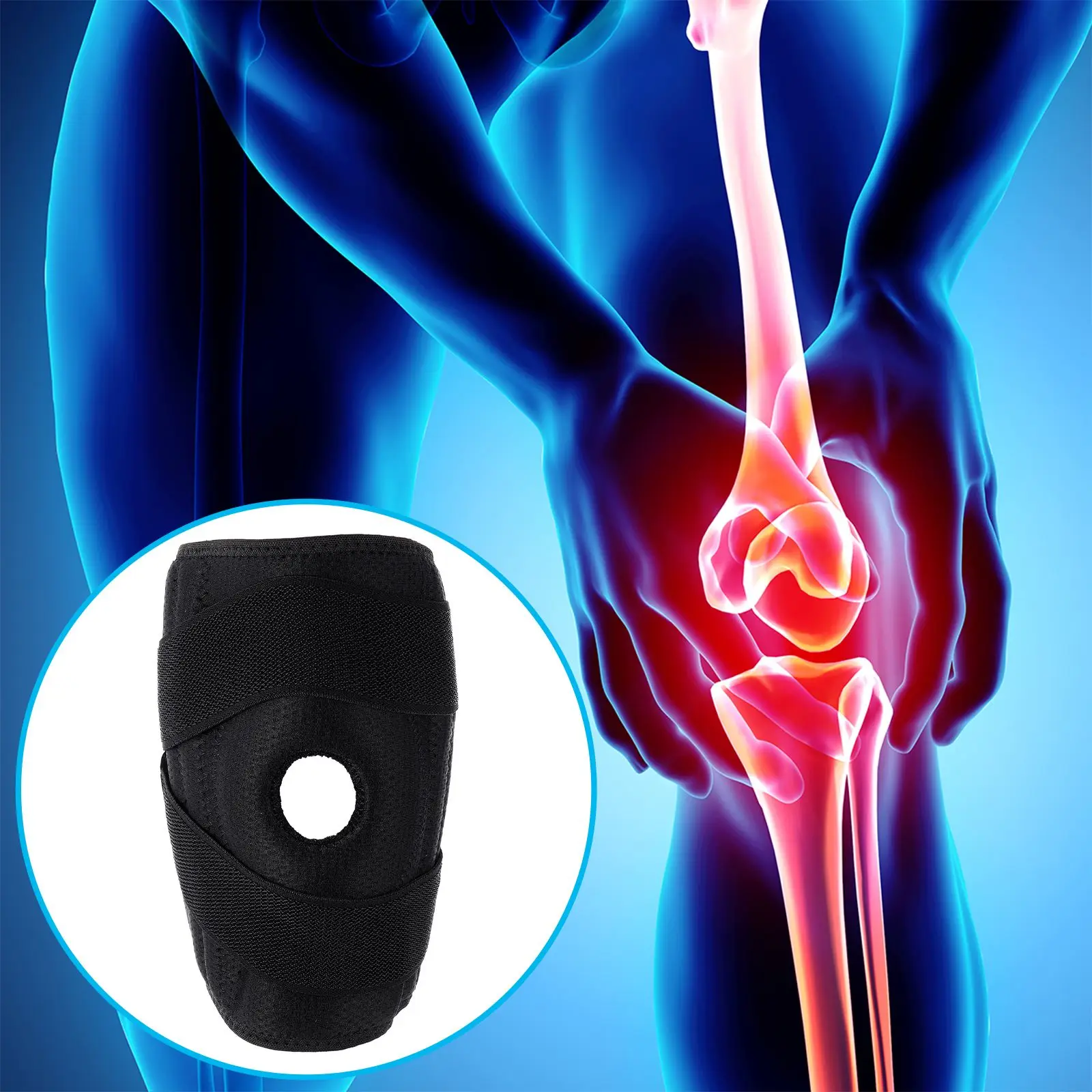 

Sports Knee Pads Brace Support Protection Sports Knee Pad Fitness Climbing Running Sports Kneepad Gear Patella Brace