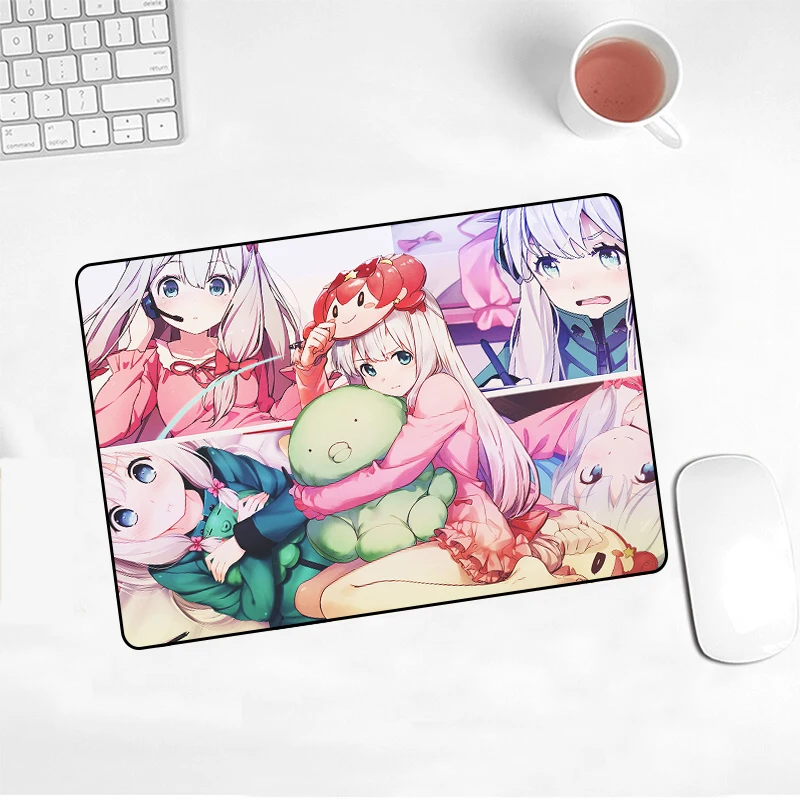 

Promotion Russian Sexy Anime Princess Chest 21X26cm Mousepad Game Player Pc Non-slip Mouse Pad Desk Mat for CS GO