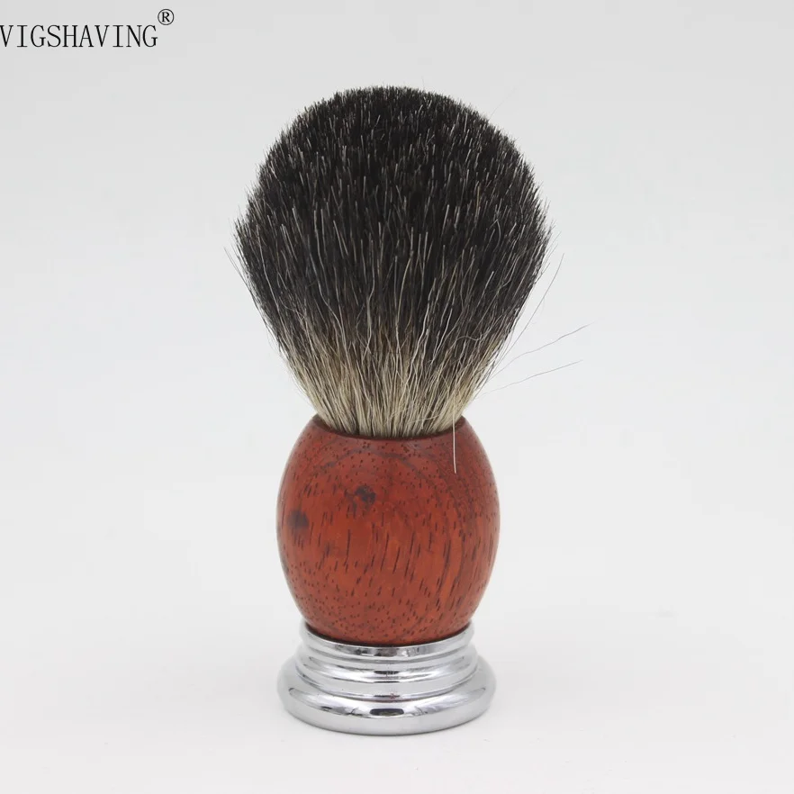 Кисть для бритья из натурального барсука ручной работы с деревянной и