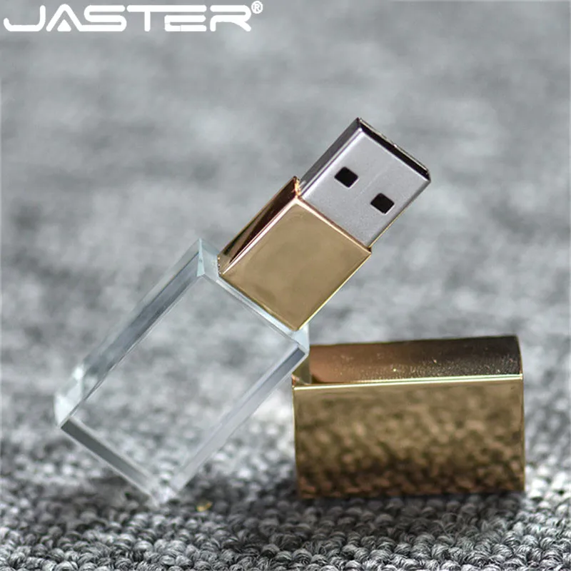 Хрустальные usb накопители 3D печать логотипа на заказ 4 ГБ 8 16 флеш накопитель 32 64