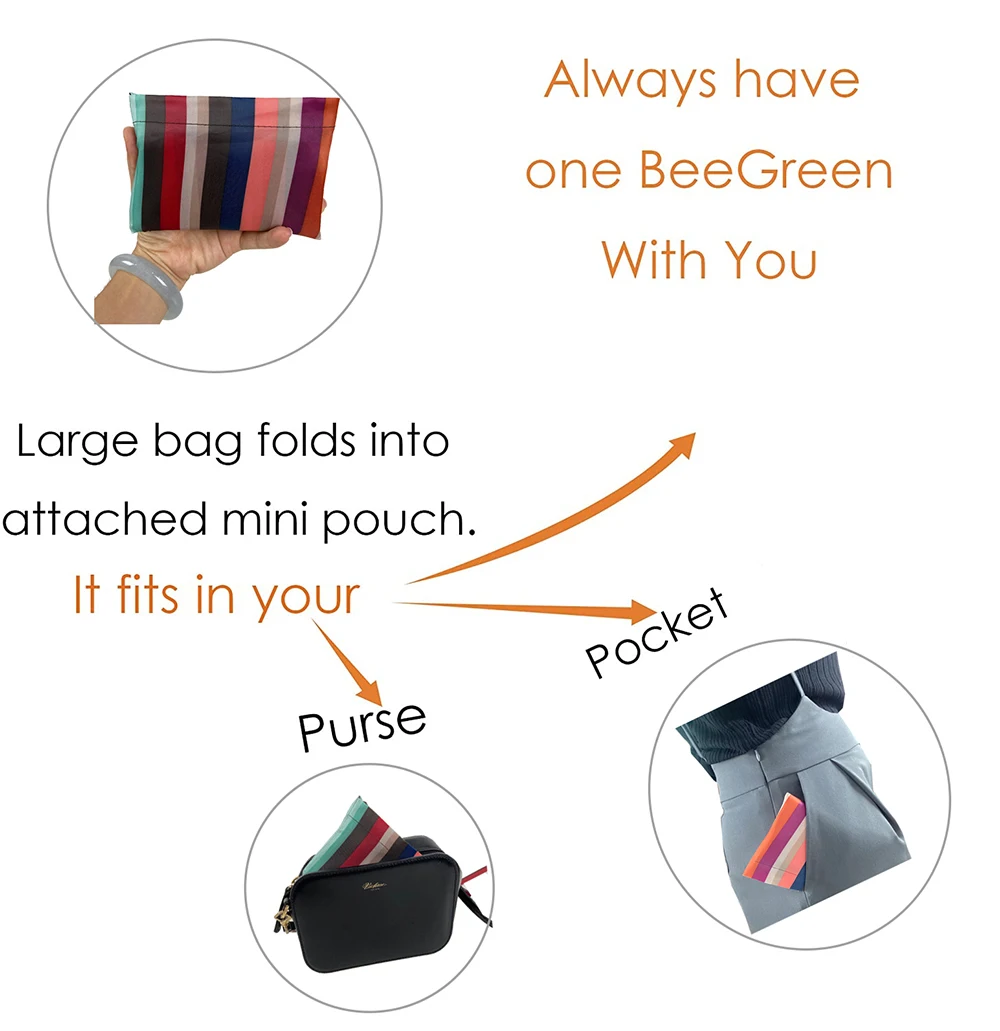 Нейлоновая женская сумка большого размера многоразовая складная для покупок