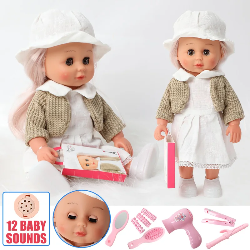 12 дюймовая Реалистичная кукла Bebe reborn DIY Развивающие детские игрушки 30 см имитация