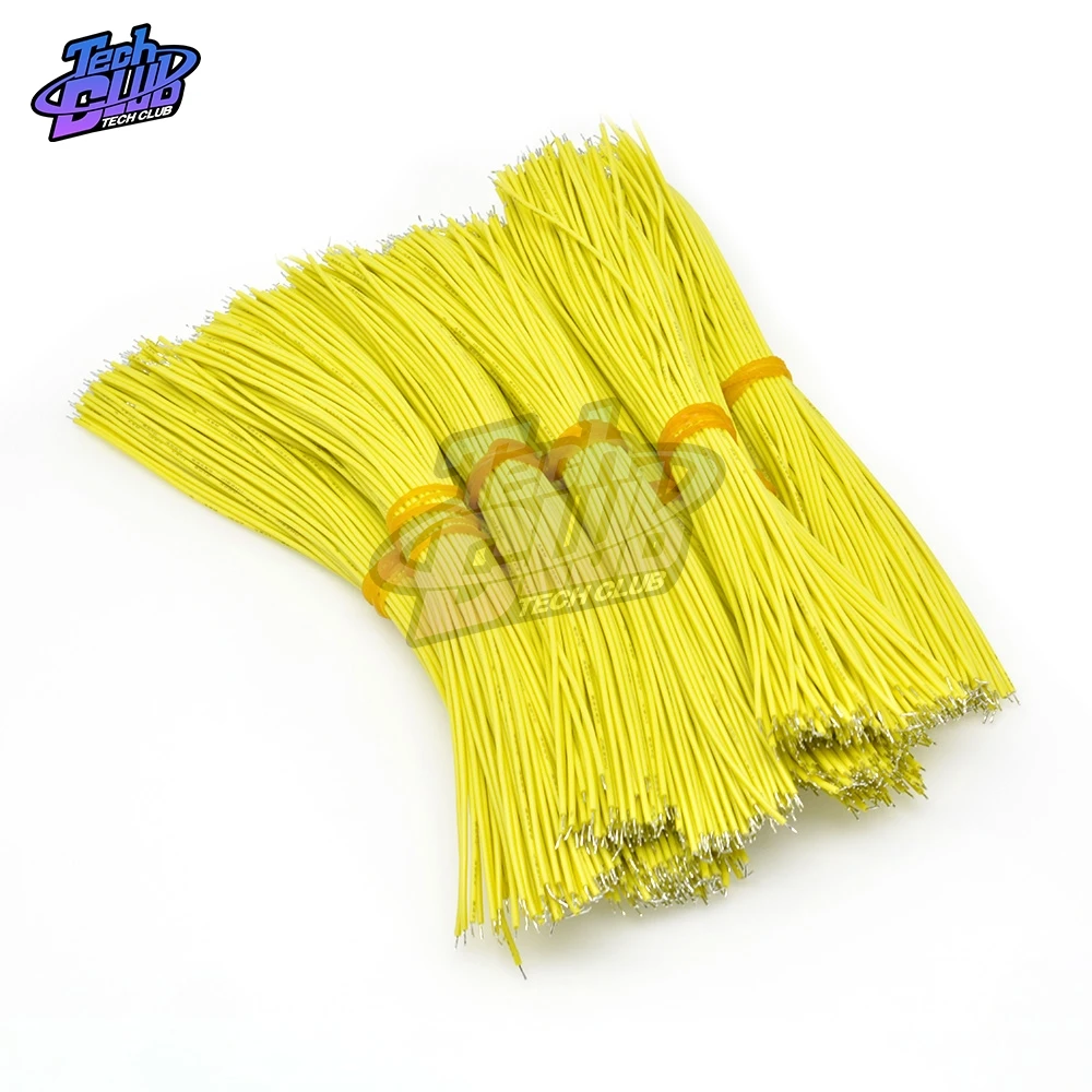 24AWG 100 шт./лот 20 см двойной Луженый провод UL1007 припой 6 цветов Перемычка кабель