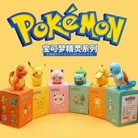 genuine pokemon pikachu hand made action anime figure full set trend blind box car model doll hand made toy birthday gifts