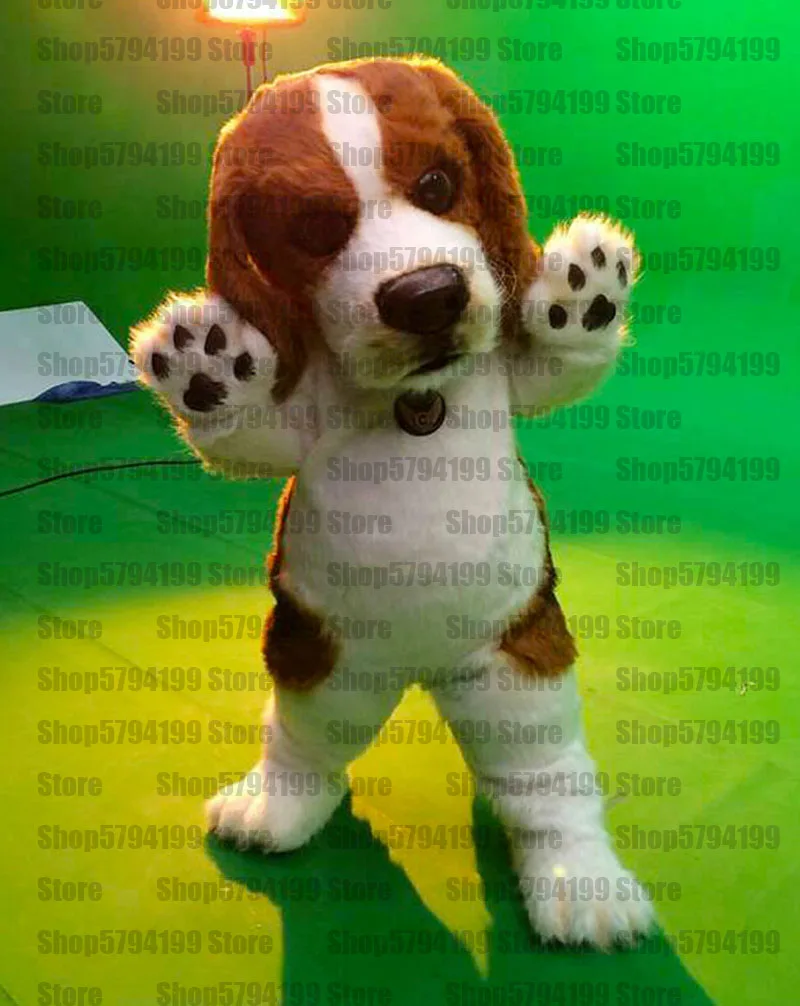 Хаски собака Пушистый костюм талисмана пушистый животное для косплея вечеринки