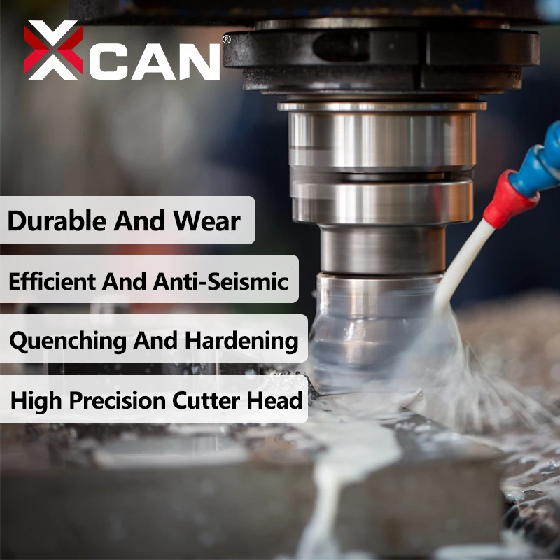 

XCAN BAP400R80-27-6T Carbide Insert Clamped Milling Machining Slab Face Milling Cutter Fast Feeding End Mill