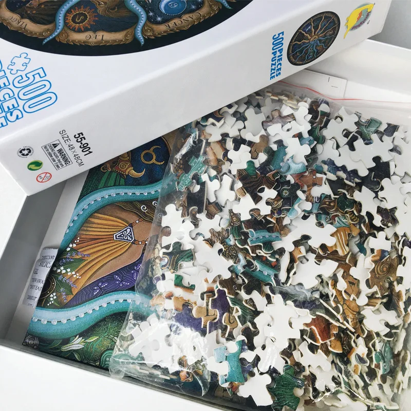 Пазл детский из 500 частей 12 созвездий 1000 шт. | Игрушки и хобби