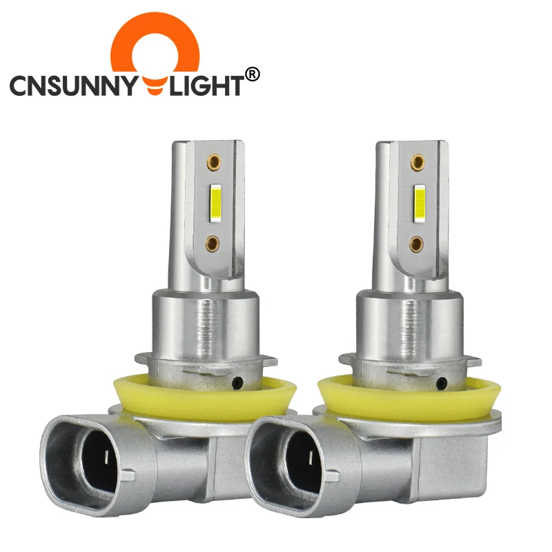 CNSUNNYLIGHT тонсветодиодный ные лампы для автомобильных фар H8/H11 9005 9006 24 Вт/пара 6000 лм