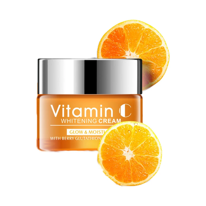 

Vitamin C Whitening Facial Skin care Repair Fade Freckles Remove Dark Spots Melanin Bleaching Melasma Cream 50ml