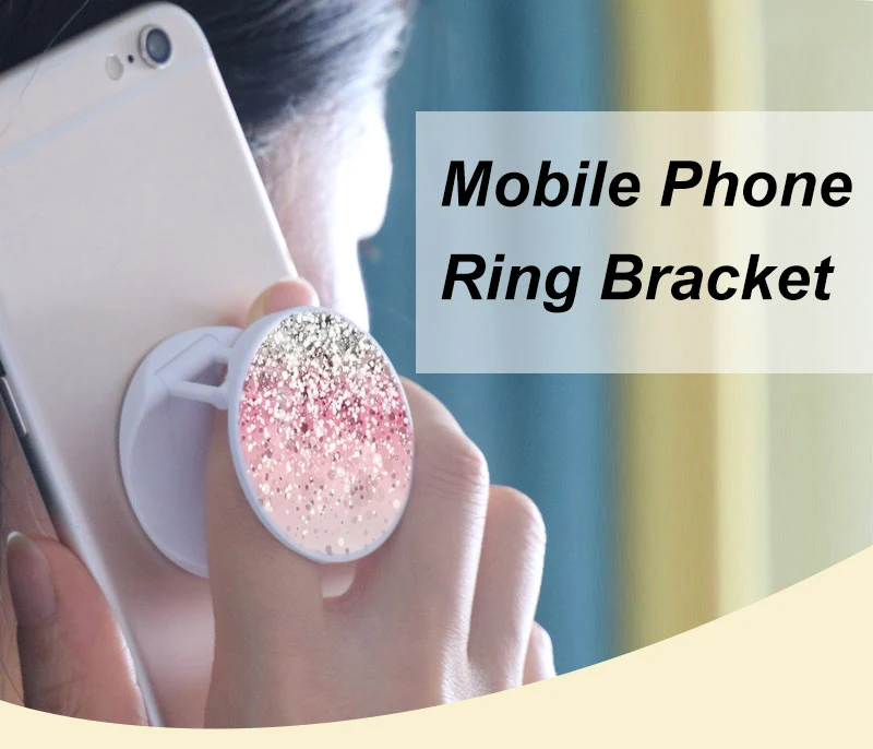 black phone holder rotatable round bracket anti fall lazy finger ring mobile phone stand for iphone x and other smartphone free global shipping