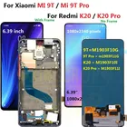 Оригинальный ЖК-дисплей 6,39 дюйма для Xiaomi Redmi K20, сенсорный экран, дигитайзер в сборе для Xiaomi Mi 9t для RedmiK20 Pro, ЖК-дисплей с рамкой