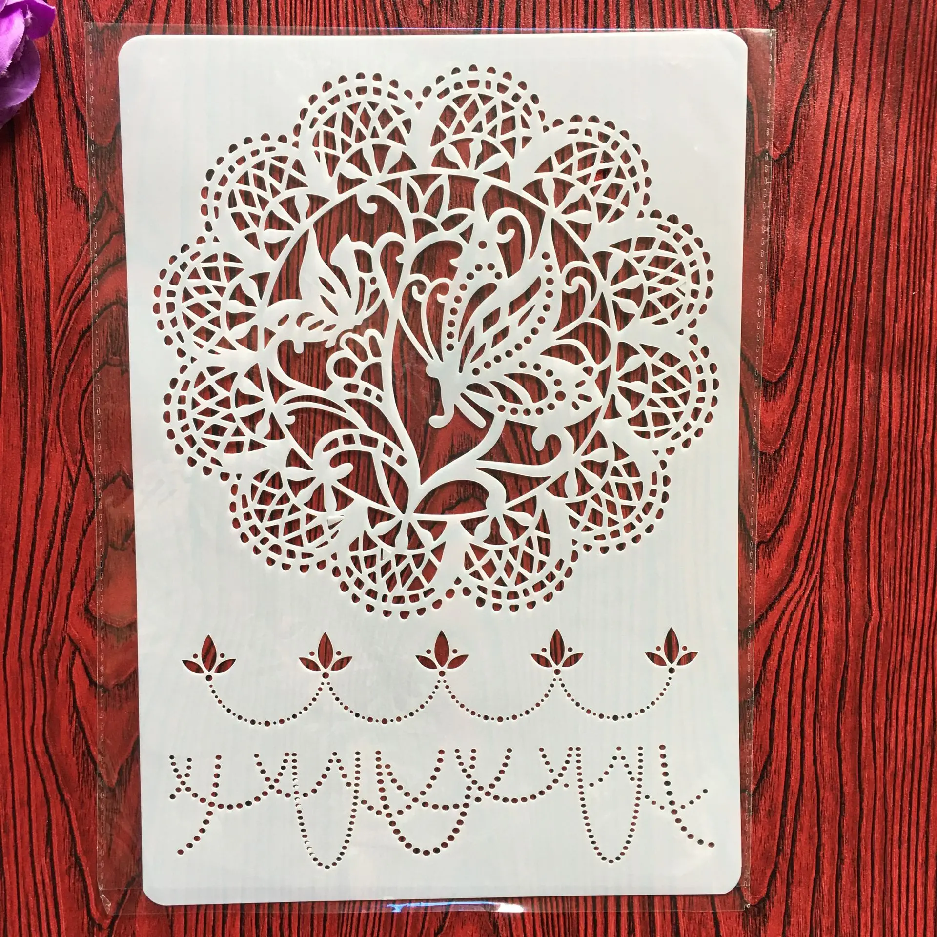 

CraftArtGo DIY цветы Трафареты картина раскраска для скрапбукинга украшения торта сито для сахарной пудры печатной формы набивной стол