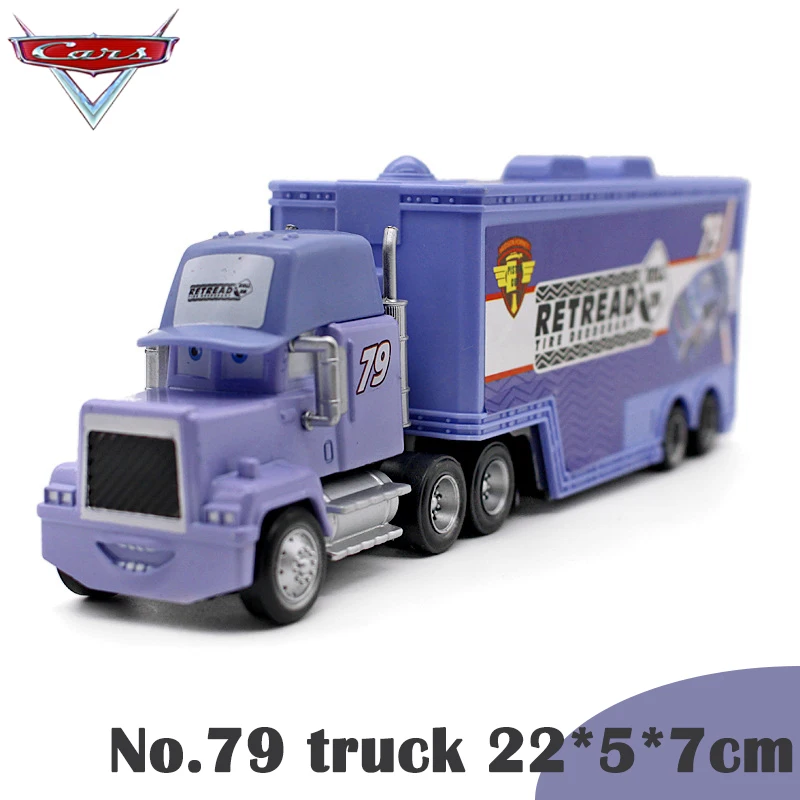 Коллекция автомобилей дядюшка Мак из м/ф Disney Pixar в масштабе 1:55