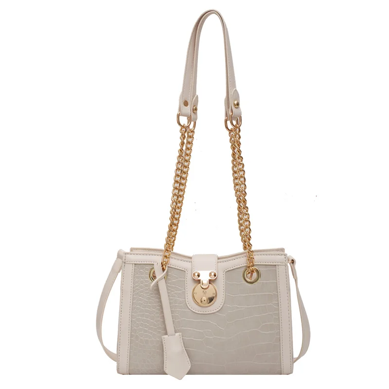 

pattern Large Crocodile Tote bag 2021 Fashion New High quality PU Leather Women's Designer Handbag Chain Shoulder Messenger Bag