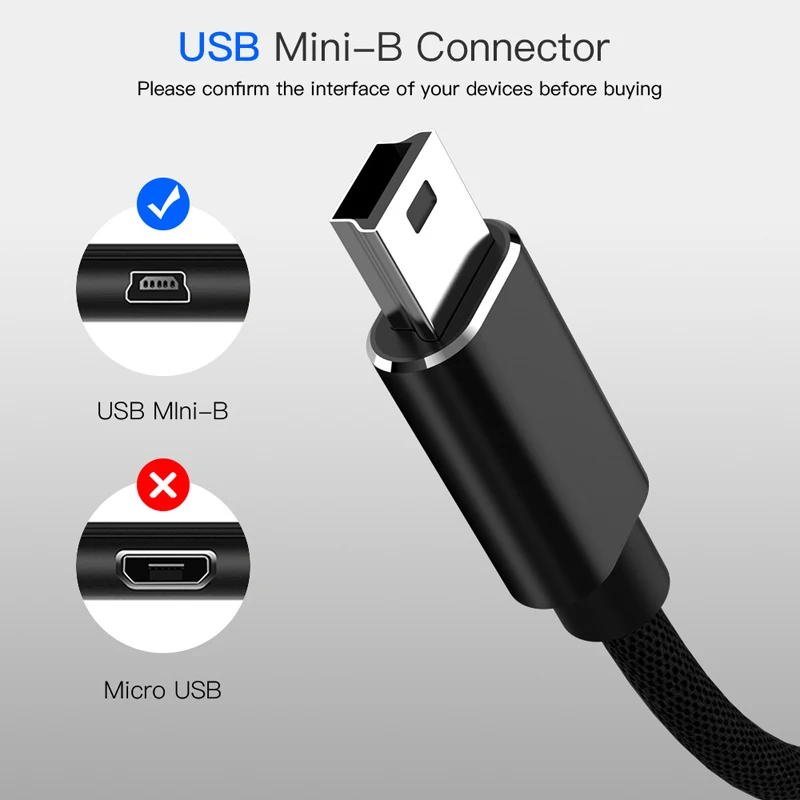 Кабель Mini USB/USB OTG для быстрой зарядки и синхронизации данных кабель автомобиля
