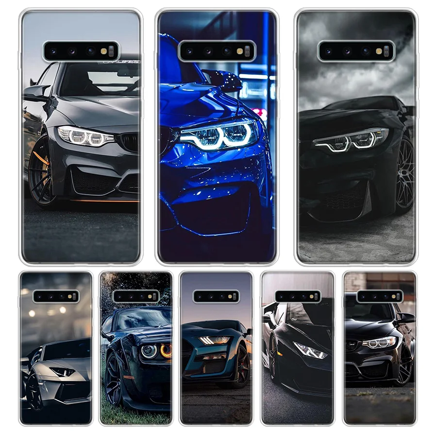 Синий красный чехол для телефона Bmw Samsung Galaxy A6 A7 A8 2018 A10 A20 A30 A40 A50 A20E мягкий