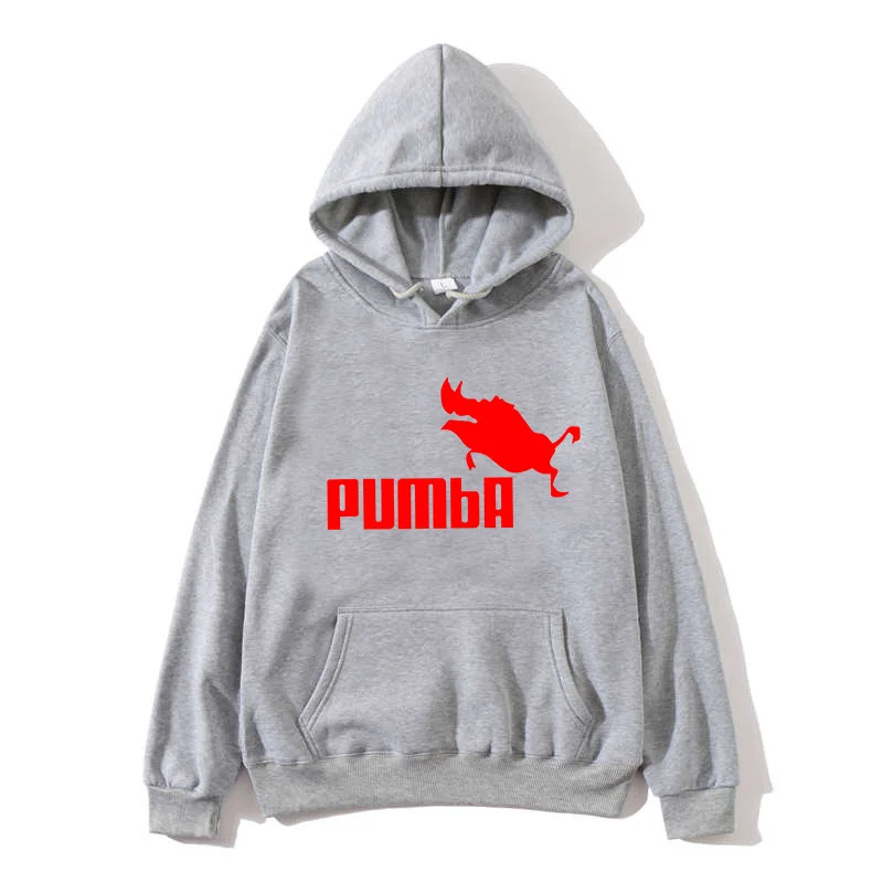 

2021 New Hot Fun Hoodie Men Women Pumba Hoodie Sweatshirt Fashion Casual Street Wear Cool Cute Clothing Hoodie Men