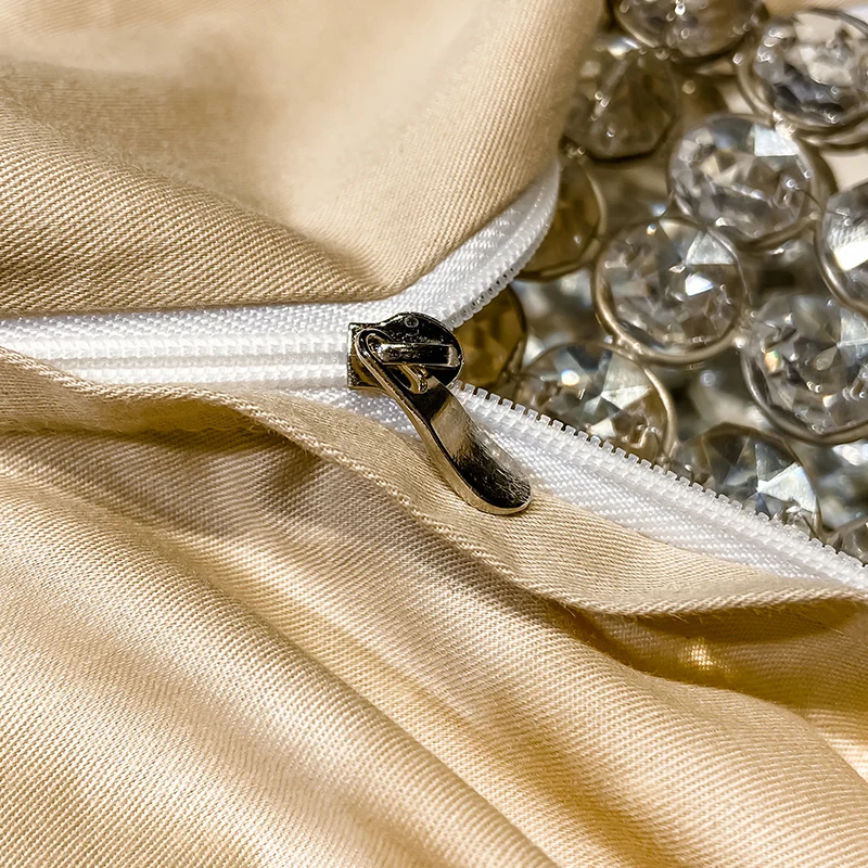 Роскошный серебристо-серый жаккардовый хлопчатобумажный сатиновый домашний