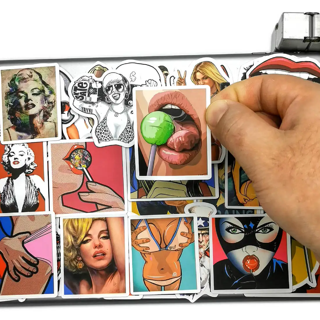 

50 шт. красивая девушка красивая леди сексуальная мода Ретро Смешанные наклейки для ноутбука телефона гитары скейтборда велосипеда мотоцик...