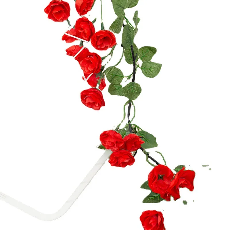 Имитация розы бутон свадебное украшение искусственный цветок лоза чердак