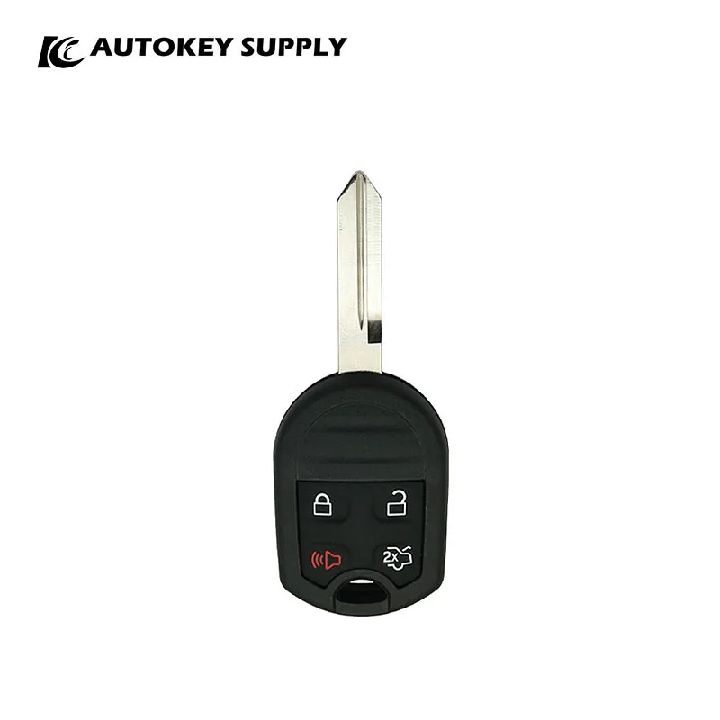 

For Ford 4 Buttons Key 433Mhz H72 Brass Blade Autokeysupply AKFDC415