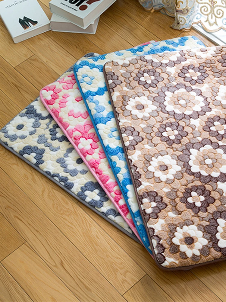 Мягкий ковер для ванной комнаты декора напольный коврик коврики кровати