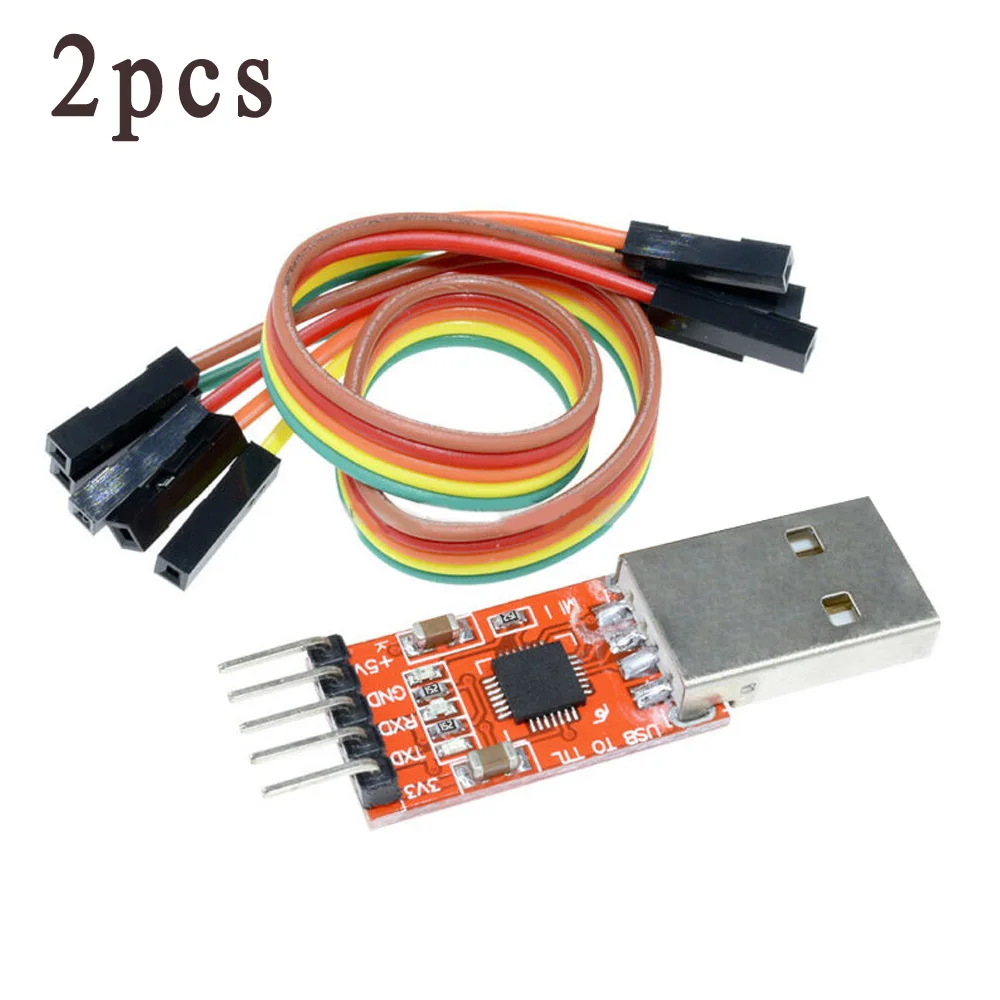 2х USB 2 0 к ttl UART 5PIN модуль последовательный преобразователь CP2102 STC PRGMR с