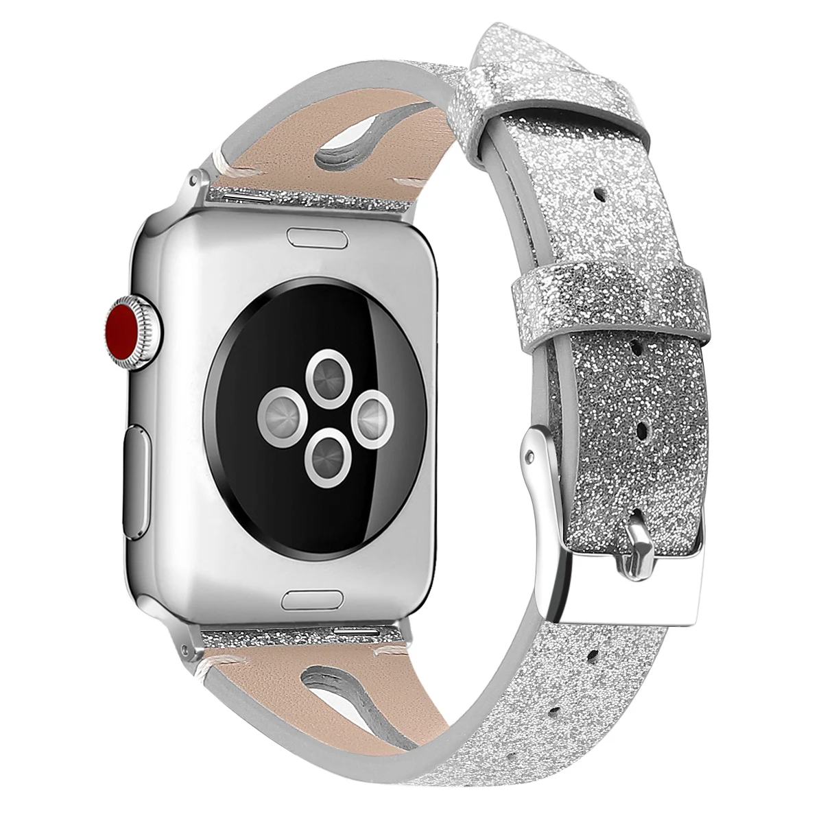 Ремешок для часов кожаный ремешок для Apple Watch, 38 мм, длина-44 мм, кожаный ремешок браслет Сменные Ремешки для наручных часов Iwatch серии 4/3/2/1 браслет 83004