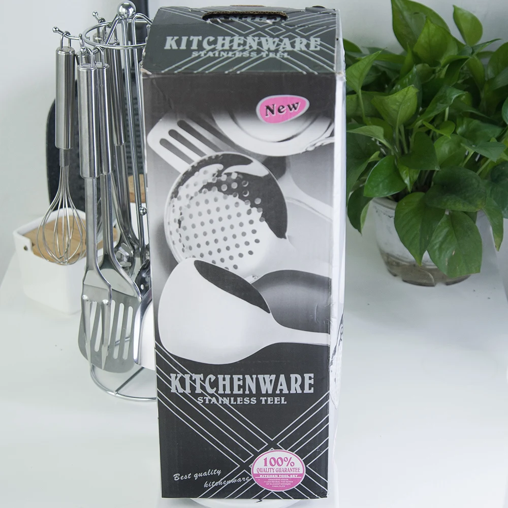 XYj 13 шт. кухонная утварь из нержавеющей стали ложка скиммер лопатка вилка для мяса