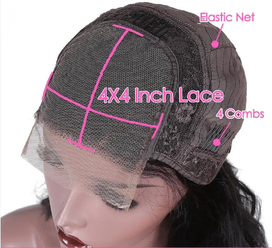 

Bob Wig Lace Front Human Hair Wigs 4X4 Deep Wave Short Curly Bob Wig For Black Women Brazilian Closure Curly Hair Wig