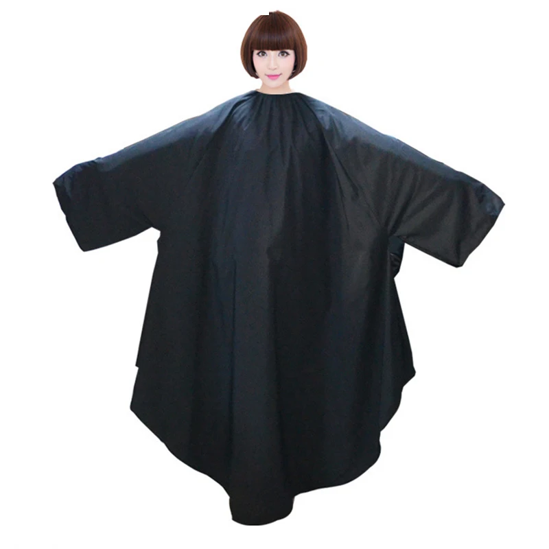 Накидка для парикмахера с длинным рукавом большого размера водонепроницаемая