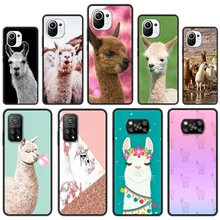 Lama Llama Alpacas Animal Fundas Shockproof Phone Case For Xiaomi Poco X3 NFC M3 Pro 9T 11 Note 10 10T Lite 5G Soft Cover Shell