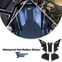 motorcycle non slip 3d rubber sticker gas fuel oil tank pad protector cover decals case for yamaha tenere 700 t7 2019 2020 2021