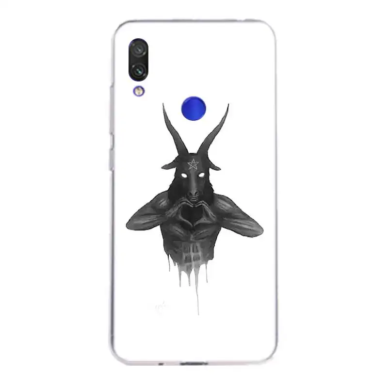 Дьявол сатана Новый Забавный силиконовый чехол для телефона Xiaomi Redmi Note 9 8 7 6 5 Plus 4 4X