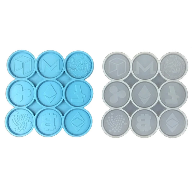 

2021 New Commemorative Coins Epoxy Resin Mold Souvenir Art Coins Silicone Mould DIY Craft