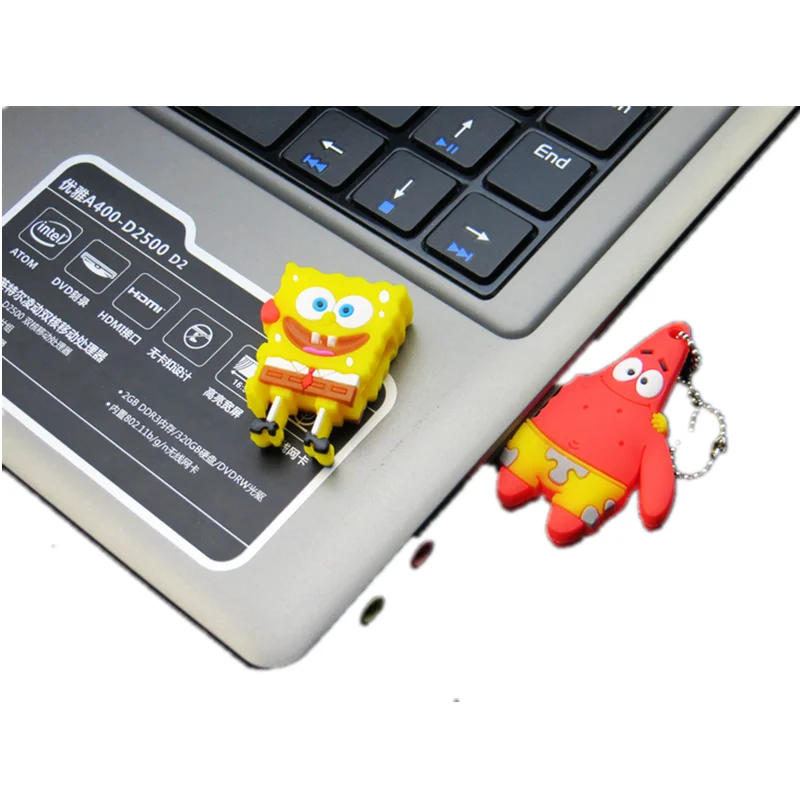 Usb флеш-накопитель Sponge Bob 256 ГБ Классическая мультяшная флешка 64 флеш-карта памяти