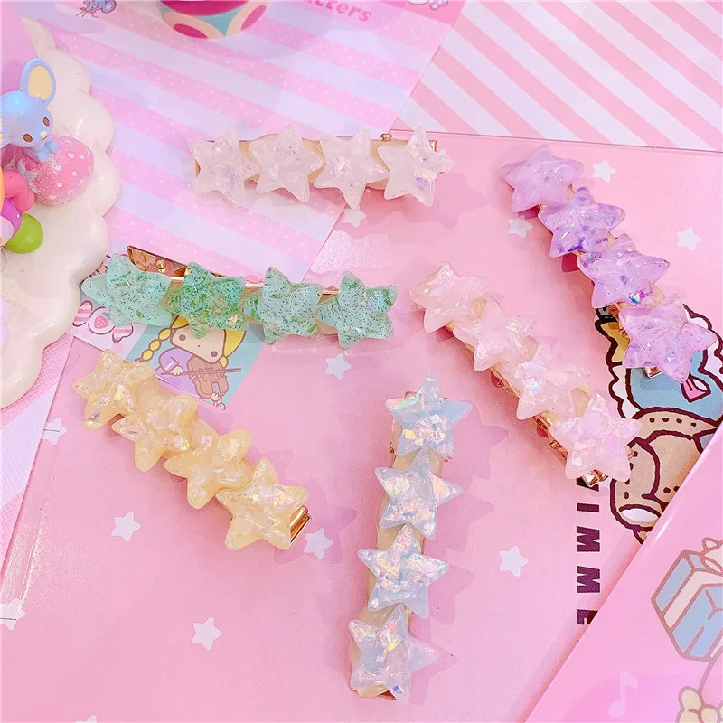 Прелестная заколка утка для волос со звездами аксессуары укладки волос|Куклы| |