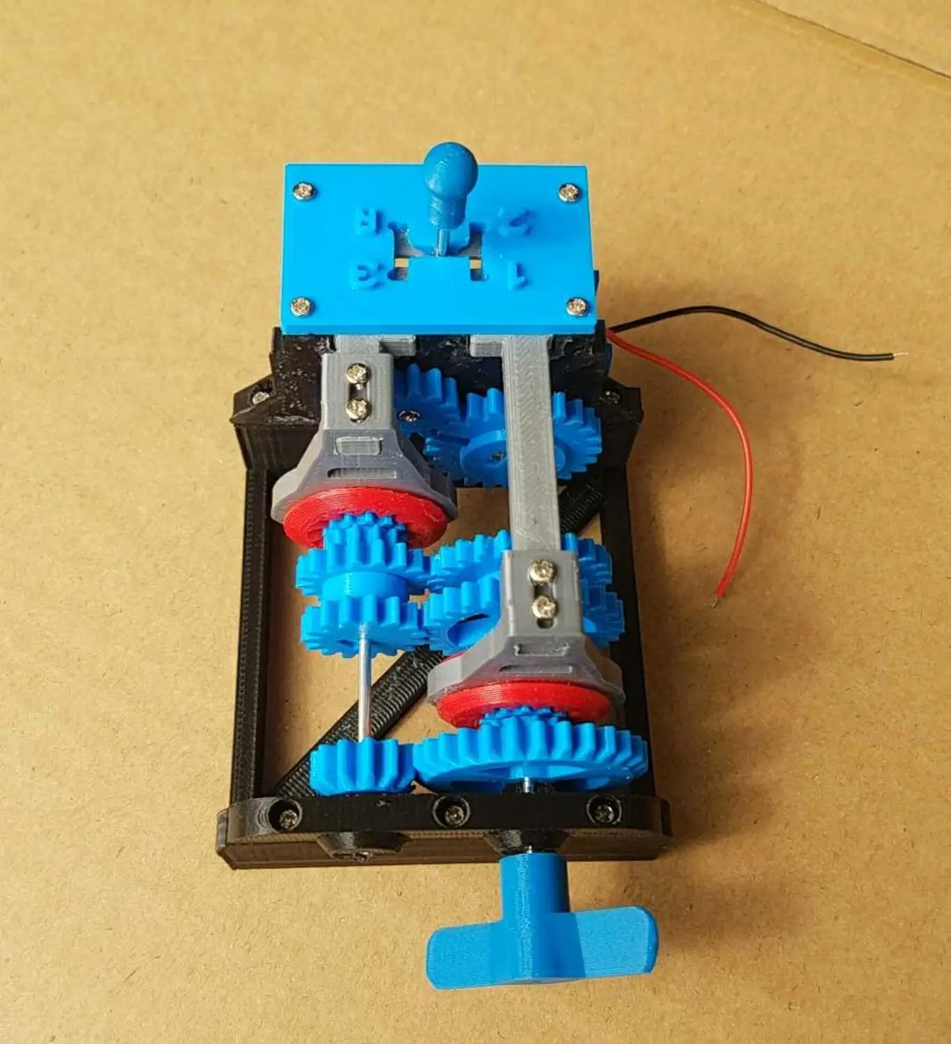 Простой имитационная модель 3 в 1 из Трансмиссия четыре скорость передачи физика
