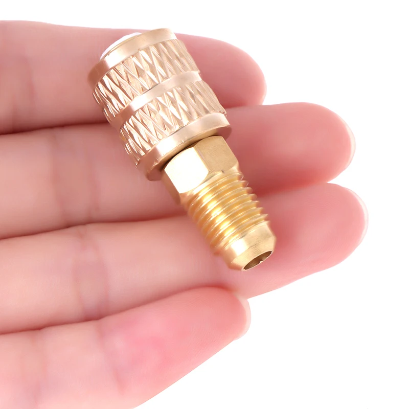 Золотой 5/16 &quotSAE Female To 1/4&quot Male для R410a R22 манометр шланг вакуумный насос