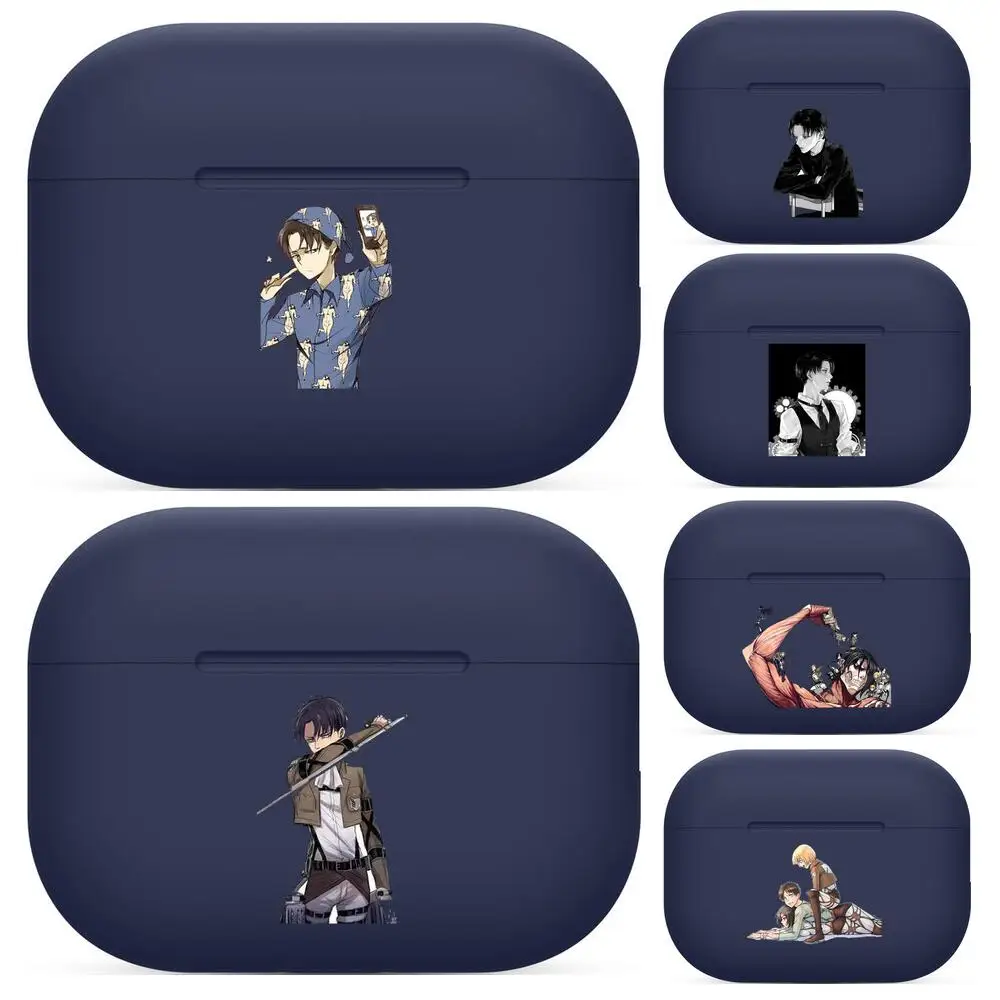 

Attack on Titan For Airpods pro 3 case Protective Bluetooth Wireless Earphone Cover Air Pods airpod case air pod cases Navy