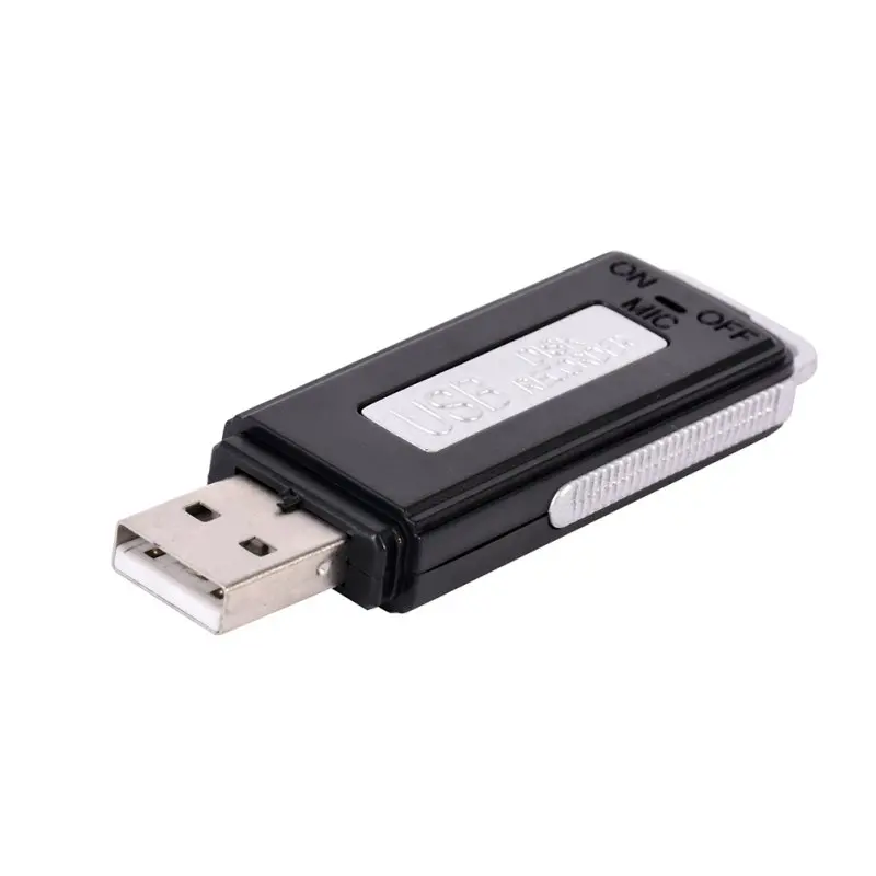 Мини 2 в 1 8 Гб USB ручка флеш-накопитель цифровой Аудио Диктофон 70 часов портативный