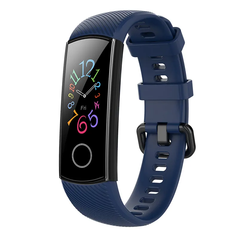 Силиконовый ремешок для huawei honor band 5, умный Браслет, ремешок на запястье для honor band 4, резиновый браслет, умные Сменные аксессуары